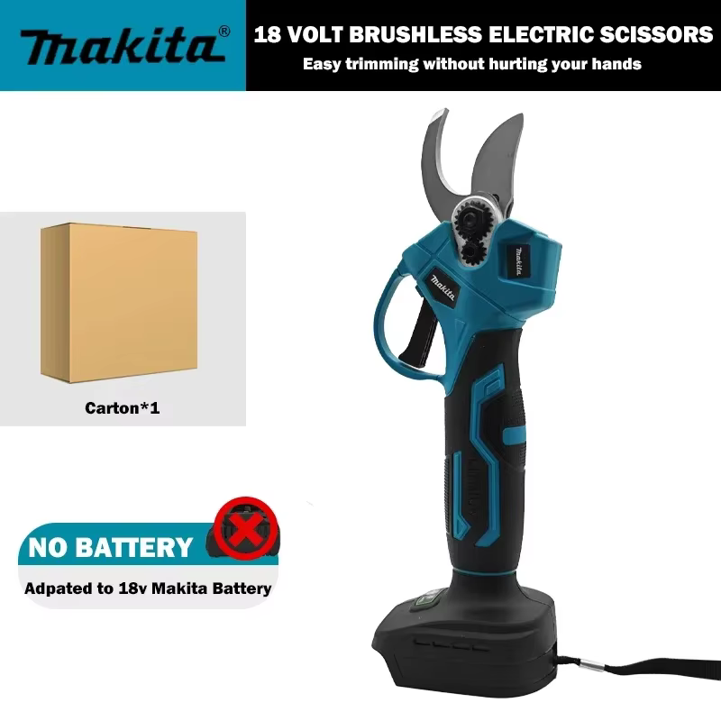 Cisailles électriques sans fil Makita 18V sans balais |   Élagueuse multifonctionnelle pour arbres f