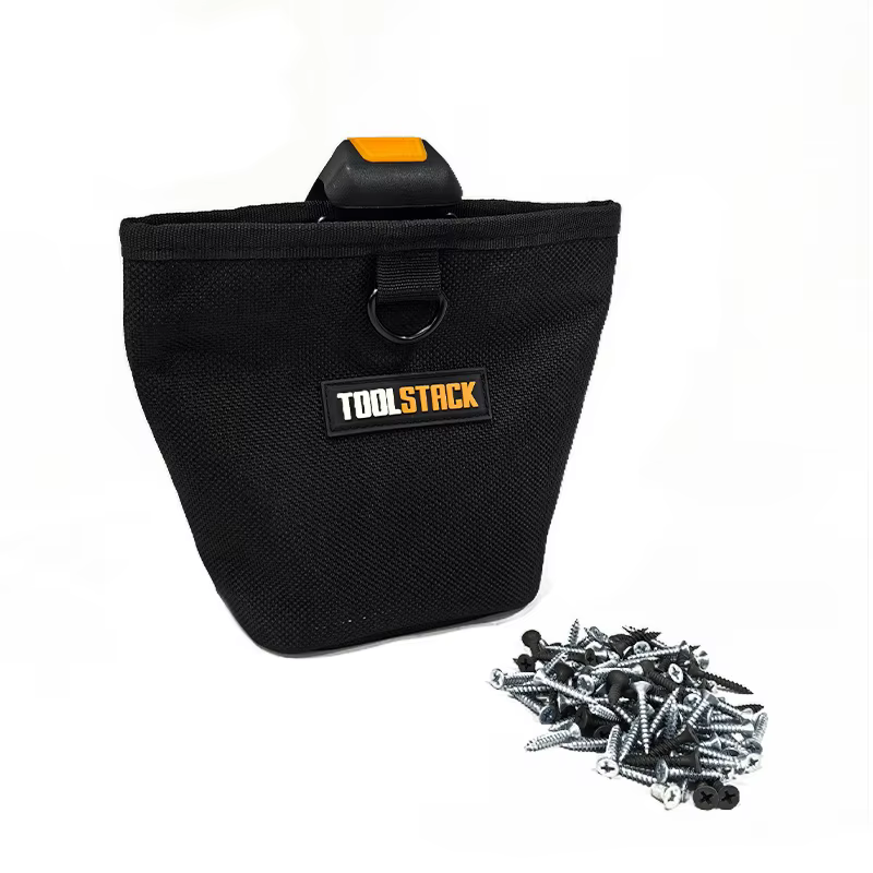 TOOLSTACK Sac à outils robuste pour électricien, pochette de ceinture imperméable en toile, organisa
