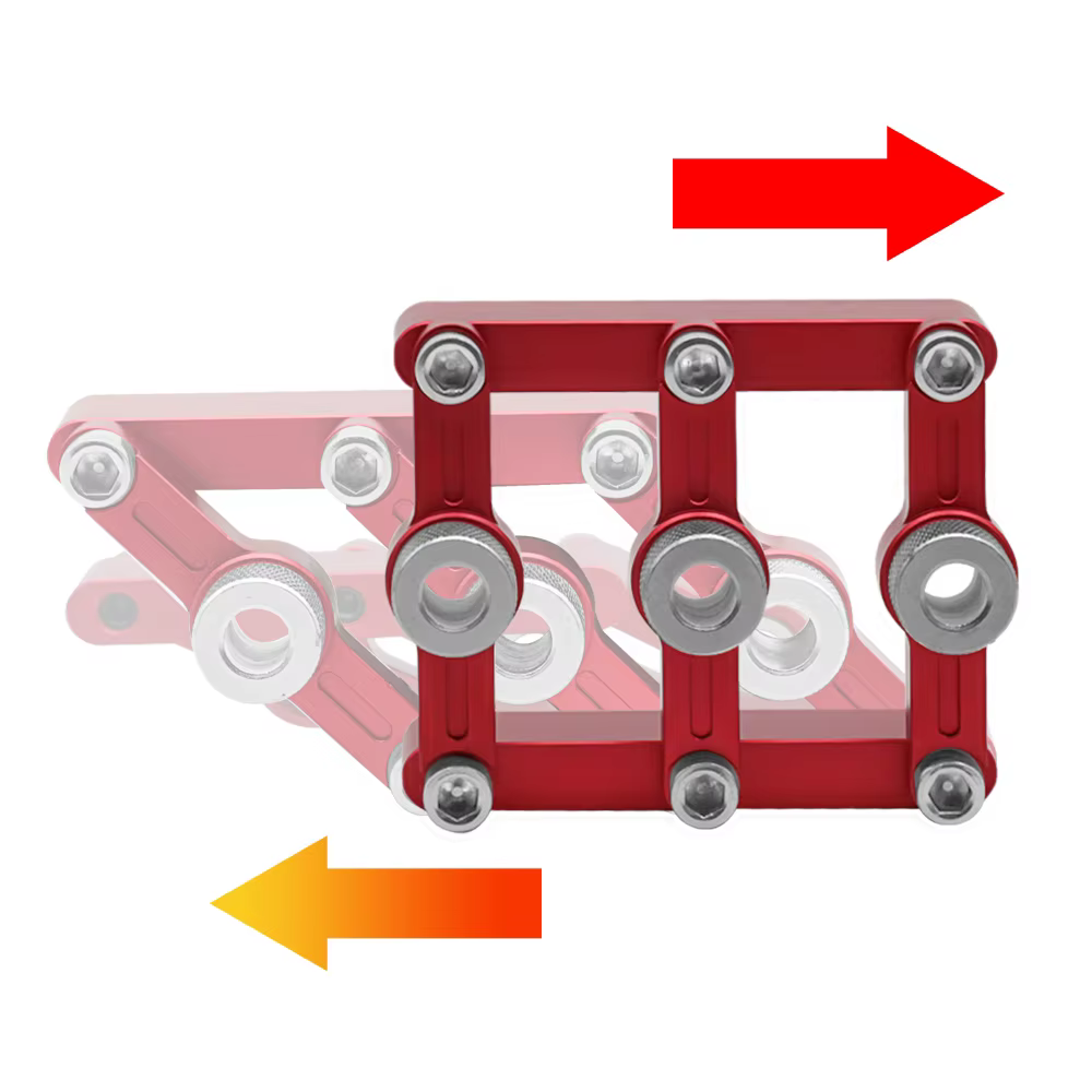 Guide de perçage de trou de menuiserie, gabarit de cheville à centrage automatique, travail de calcu