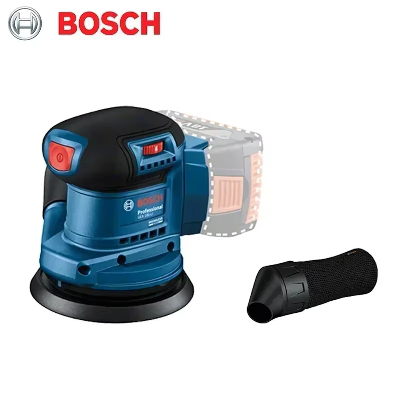 Ponceuse orbitale aléatoire sans fil BOSCH GEX 185-LI 18V, polisseuse sans balais, ponceuse orbitale
