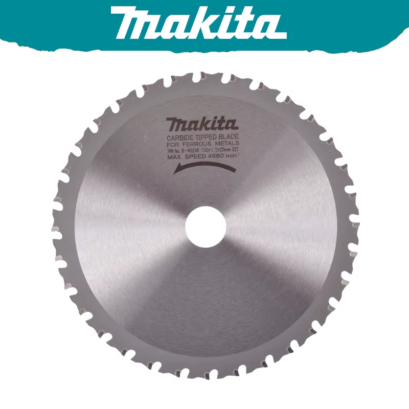 Lame de scie à métaux originale Makita B-46296, 150x20x32T, coupe rapide et lisse, accessoires pour