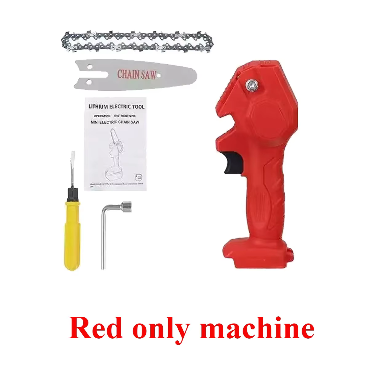 Mini tronçonneuse électrique portative sans fil de 4 pouces pour le travail du bois, outil électriqu