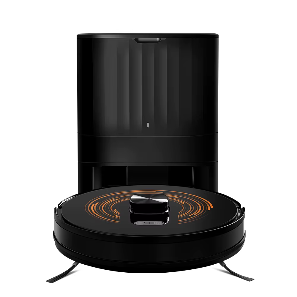 Aspirateur Robot K30 – Bac auto-vidant, Double Laser, Lampe UV, Cartographie multi-étages, Nettoyage