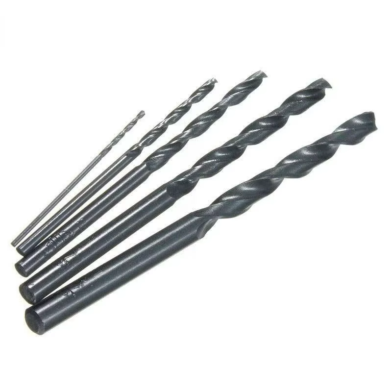 Krachtige 100 pièces foret hélicoïdal HSS outils de forage en métal forets en acier rapide 1mm 2mm 3