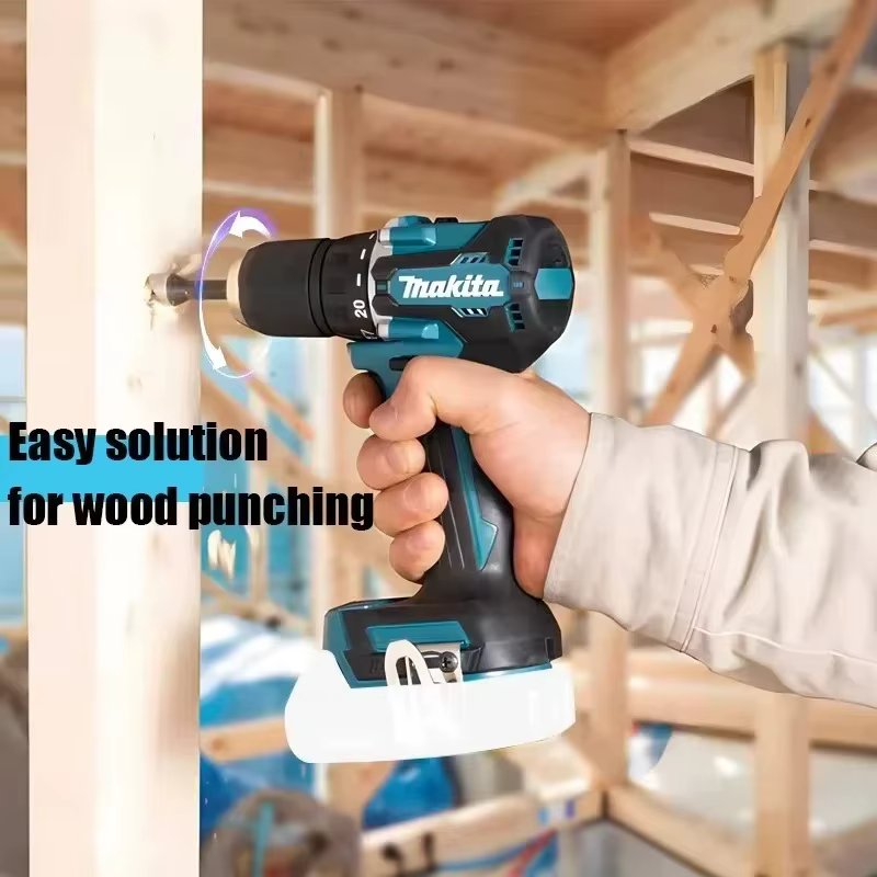 Makita DDF487 18V perceuse sans fil, tournevis à percussion, Kit d'outils électriques rechargeables 