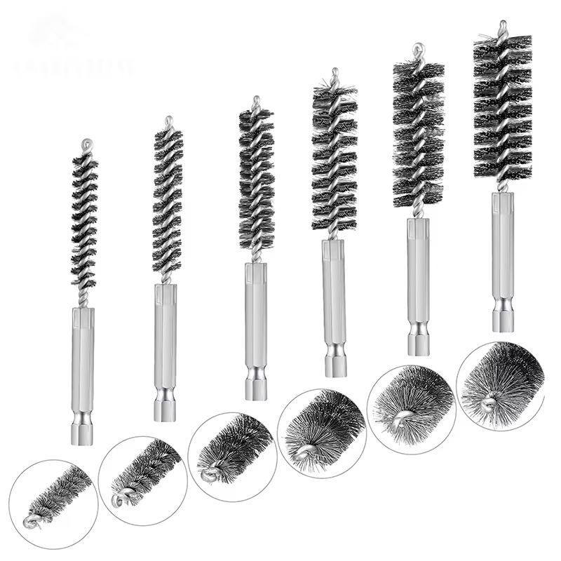 Brosse de perçage en acier inoxydable, fil torsadé, brosses de nettoyage pour perceuse électrique, o