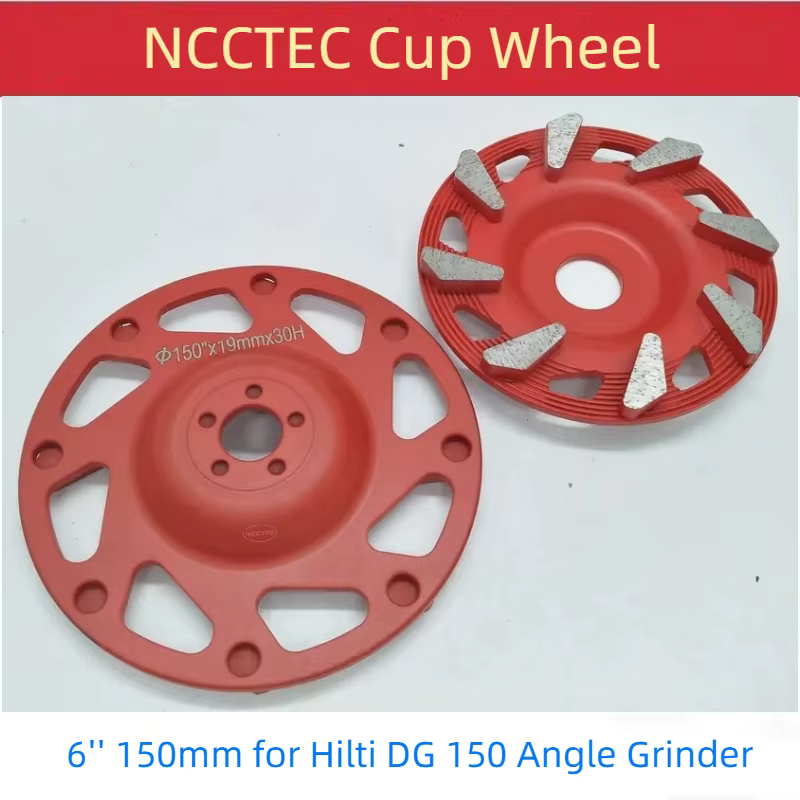 Disque de meulage diamanté SPX 6'' (150 mm) pour meuleuse d'angle Hilti DG 150, pour granit, béton e