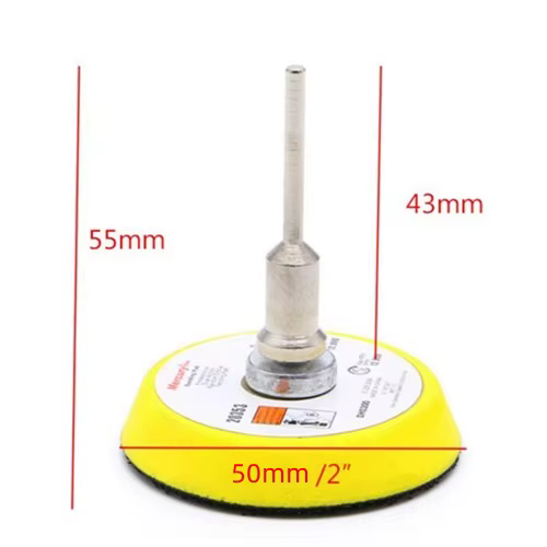 Tampon de ponçage pour ponceuse électrique, disque de polissage, plaque de support, tige adaptée, me