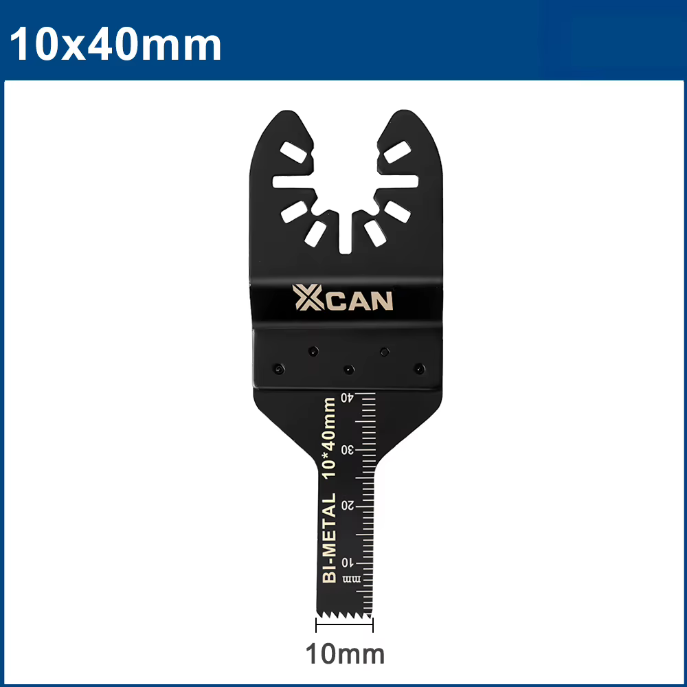 XCAN 1/5/10 pièces lame de scie oscillante 10mm lame de scie bimétallique pour bois plastique métal