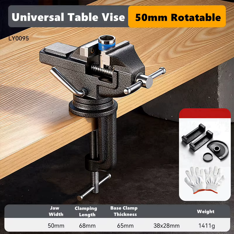 Table d'étau professionnelle, 360 °   Support d'étau à pince universel pour travail rotatif, réparat