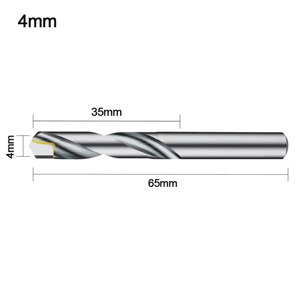 Forets hélicoïdaux en carbure de tungstène solide pour CNC, foret à métaux, fraise en carbure, foret