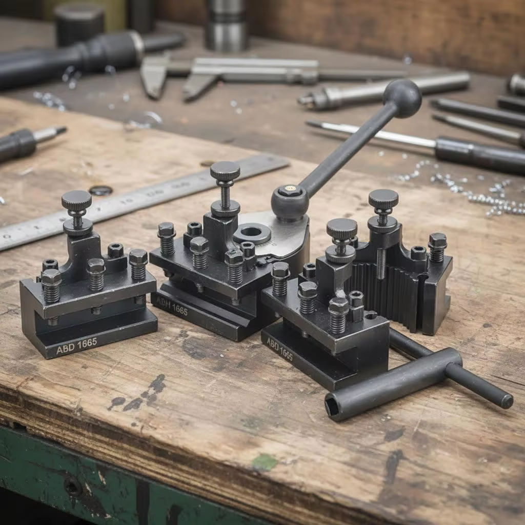Porte-outil à changement rapide pour tour, porte-outil européen AB trempé, ensemble de porte-outils 