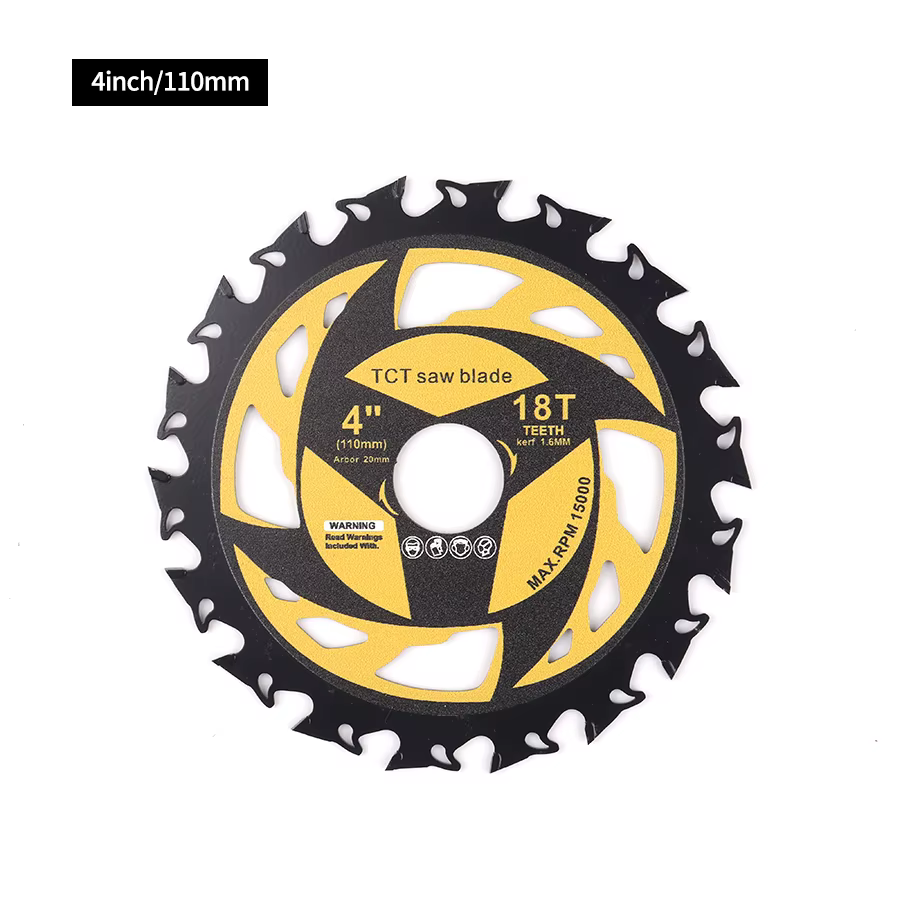 Jeu de lames de scie circulaire TCT 4" 5" 6", 18T 24T dents, lames de scie à bois, arbre de 20 mm, o