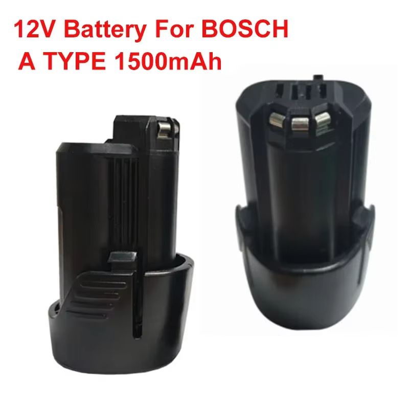 Batterie 10.8V 12V 1500mAh 2000mAh 2500mAh pour perceuse électrique BOSCH, tournevis électrique sans