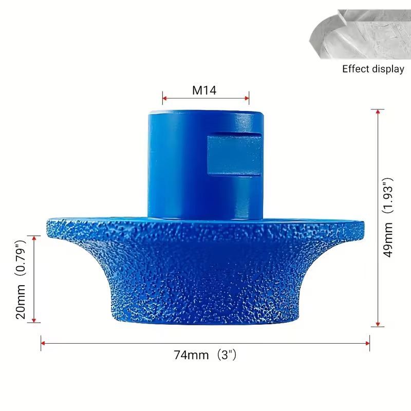 Roue de polissage diamantée LOZLIN 5/8-11 M14 pour marbre, granit, pierre, carrelage – Outil profess