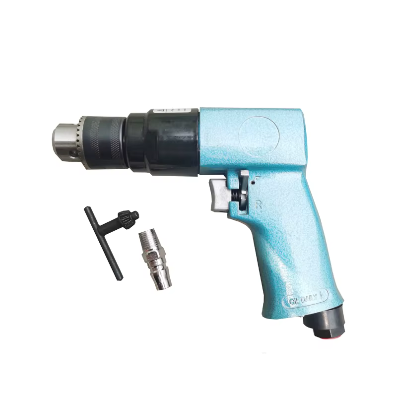 Perceuse pneumatique 3/8 pouces, 1800 tr/min, perceuse à air, mandrin autobloquant, perceuse pneumat