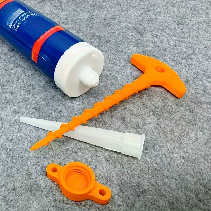 Bouchon d'étanchéité en Silicone et outil de retrait de buse de pistolet de joint, capuchon d'étanch