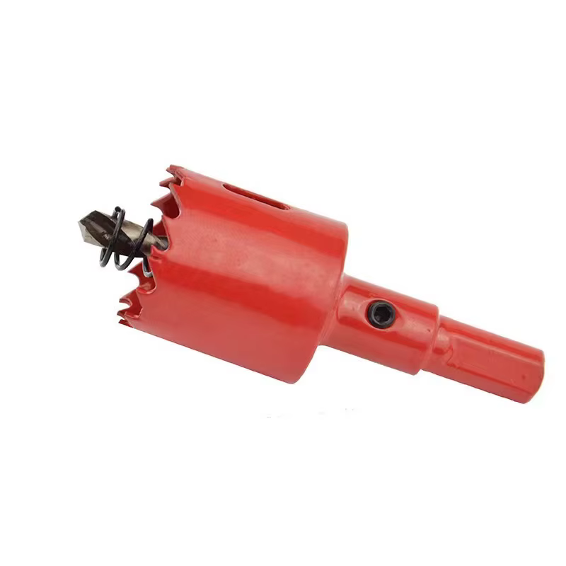 Scie cloche bi-métal HSS M42 de 28 mm (1 pièce) pour le découpage du métal, du fer, de l'aluminium, 