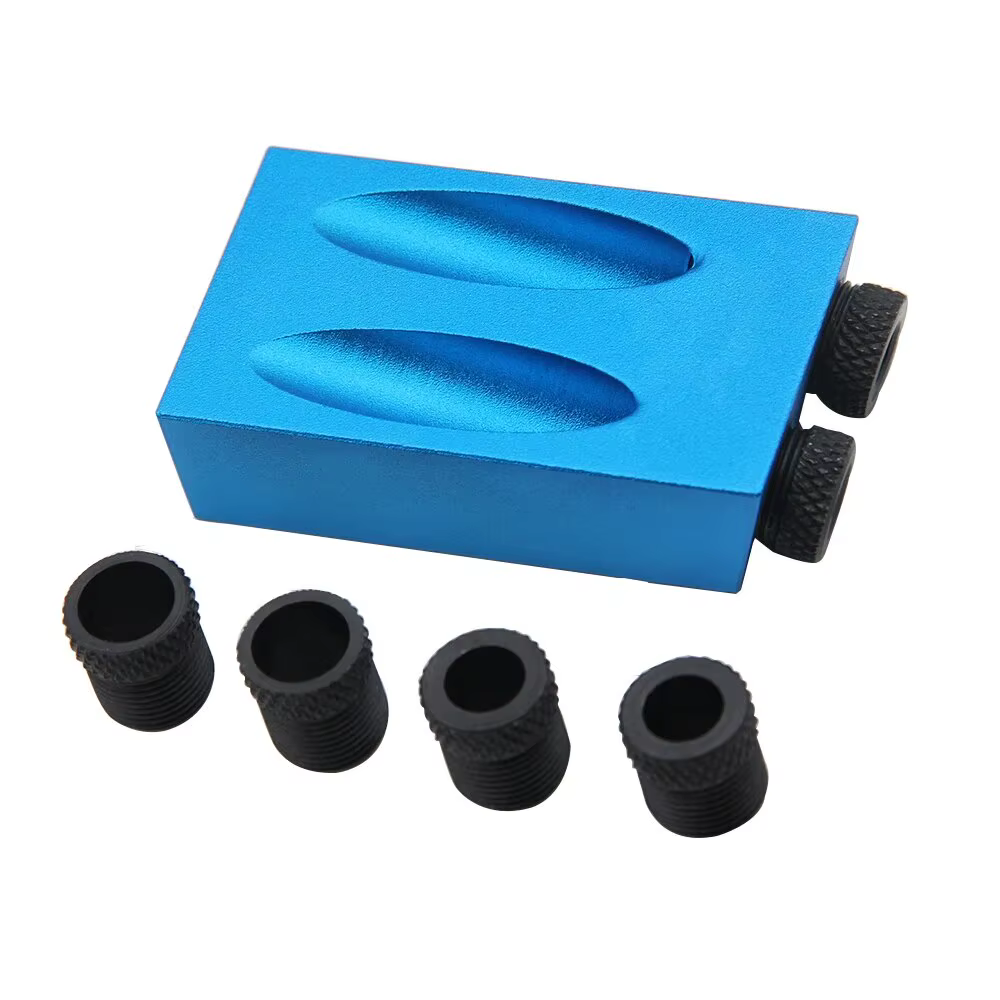 14 pièces 15 °   Localisateur de trous obliques bleu pour le travail du bois, 7 pièces, régulateur d