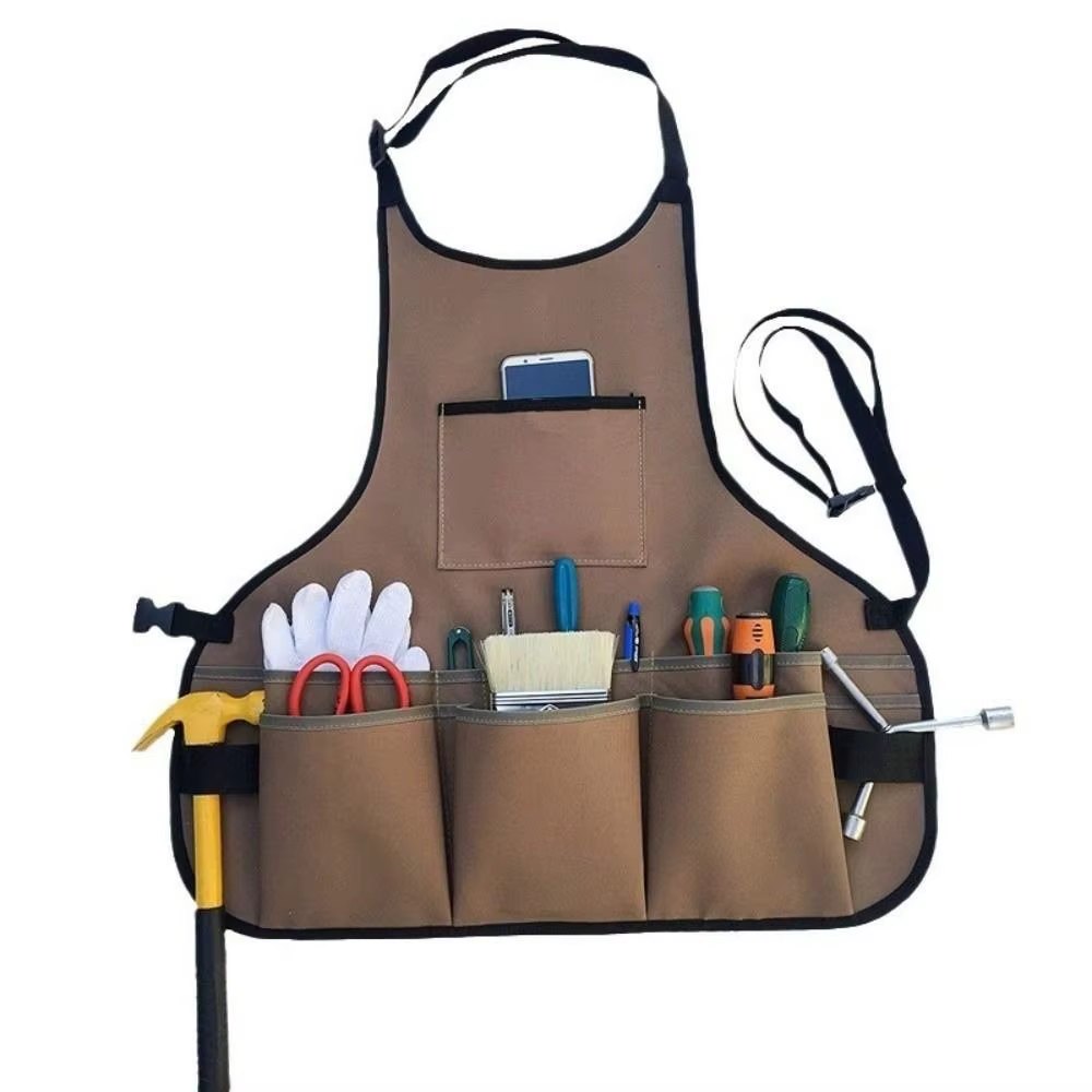 Tablier à outils de jardin avec ceinture Oxford, tablier de jardinage multifonctionnel résistant aux