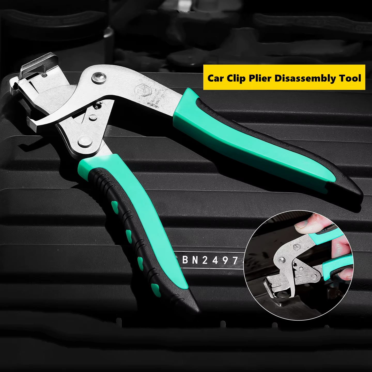 Pince à Clip pour voiture, outil de retrait de panneau automatique avec outils de rivets de fixation