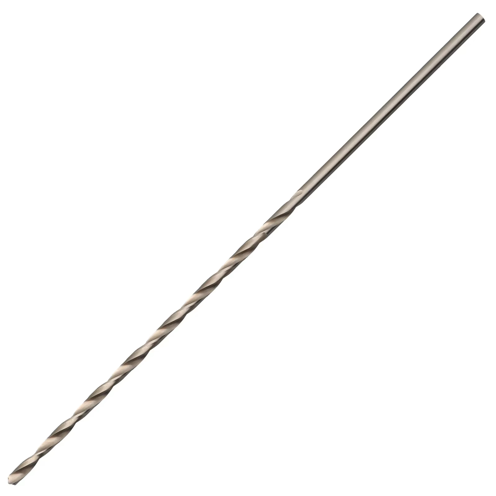 Jeu de forets hélicoïdaux HSS à queue droite extra longs de 2mm/3mm/4mm/5mm/6mm de diamètre, outil é