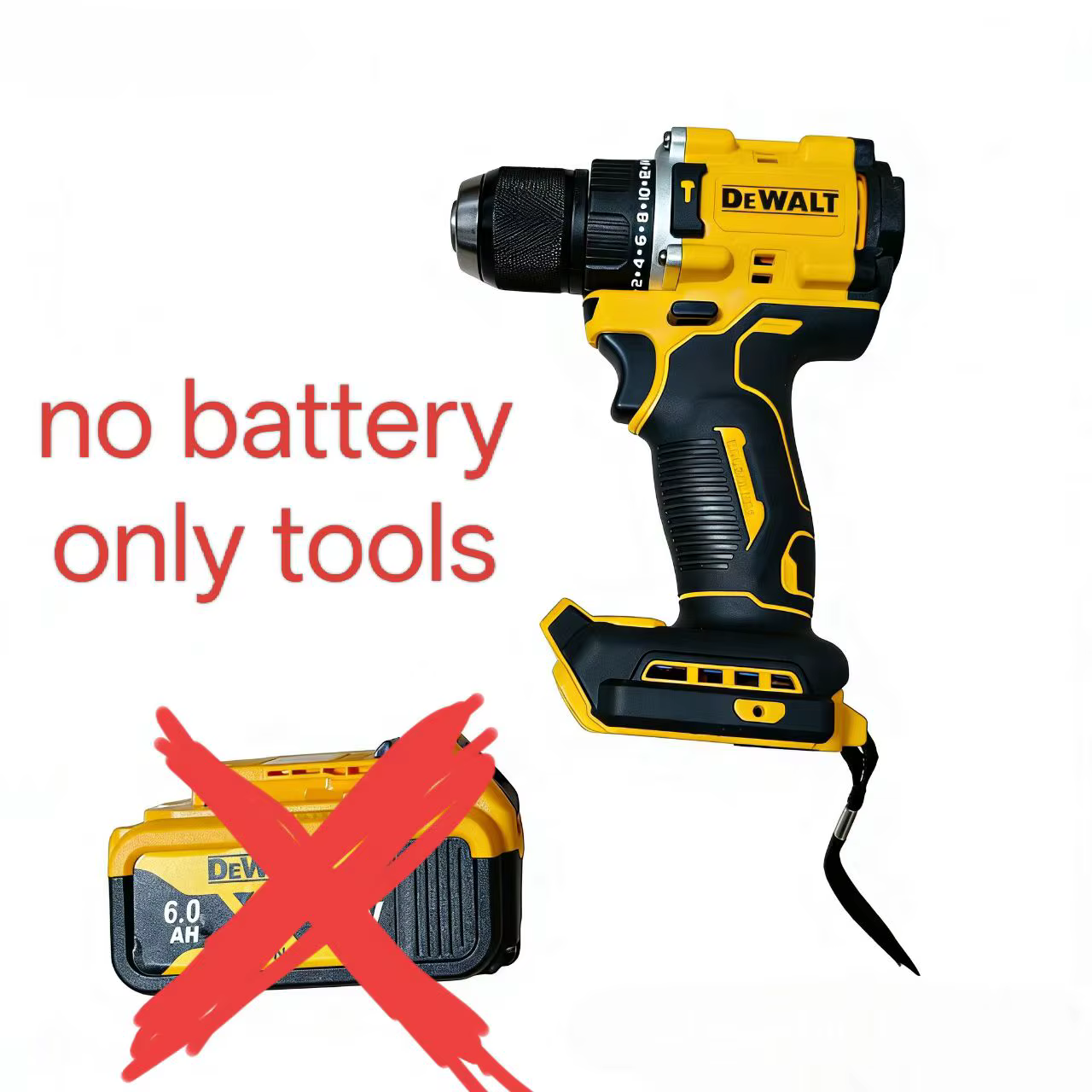 Outils électriques DEWALT DCD805 20V, perceuse à percussion sans fil, tournevis électrique sans fil,