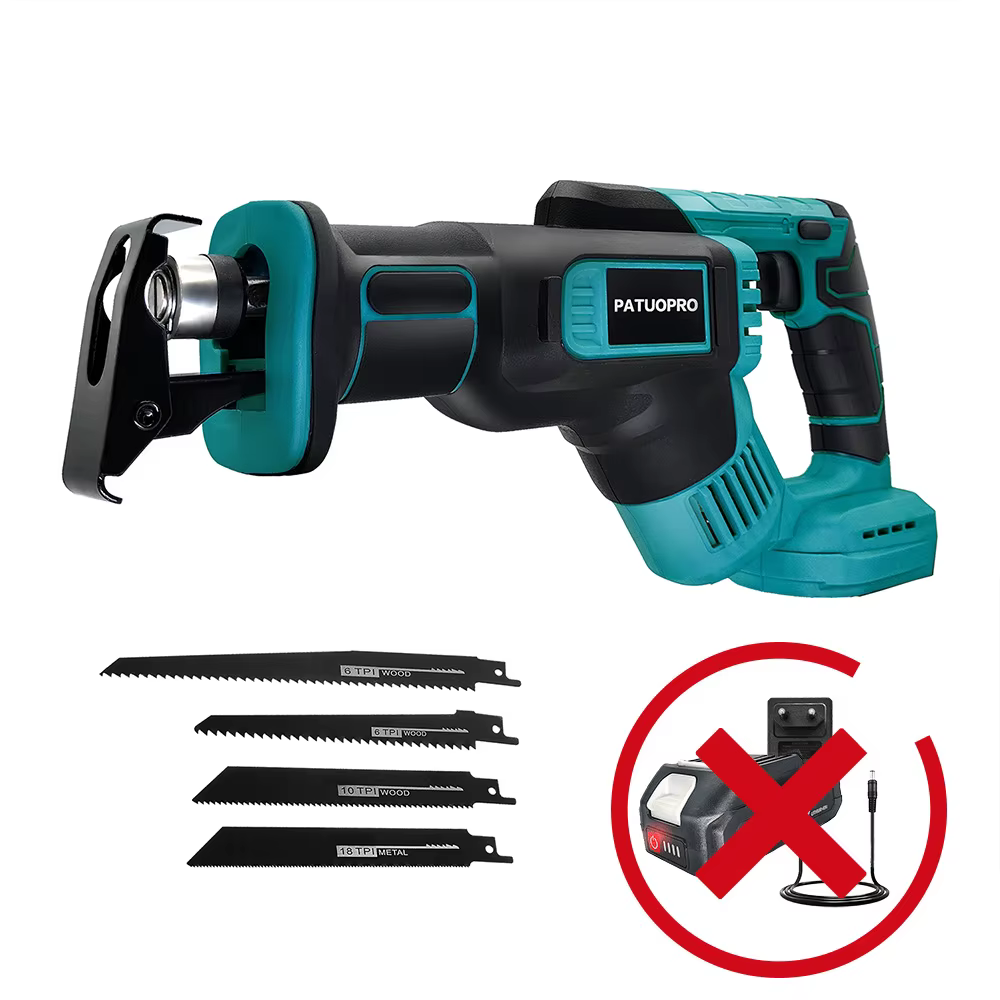 Makita-Scie alternative électrique sans fil, outil électrique de coupe de tuyaux, bois, métal, PVC, 
