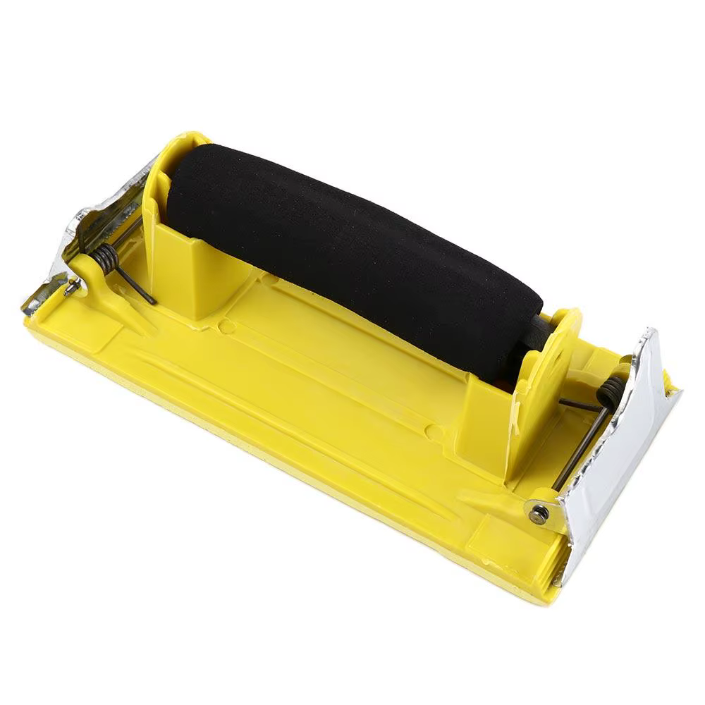 Support de ponçage manuel portable, pratique, carré, léger, avec poignée souple, pour ponçage et pol