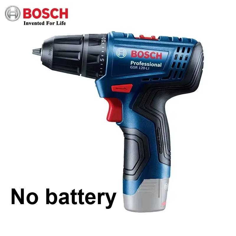 Perceuse électrique au lithium Bosch GSR 120-LI 12V, tournevis sans fil rechargeable pour usage dome