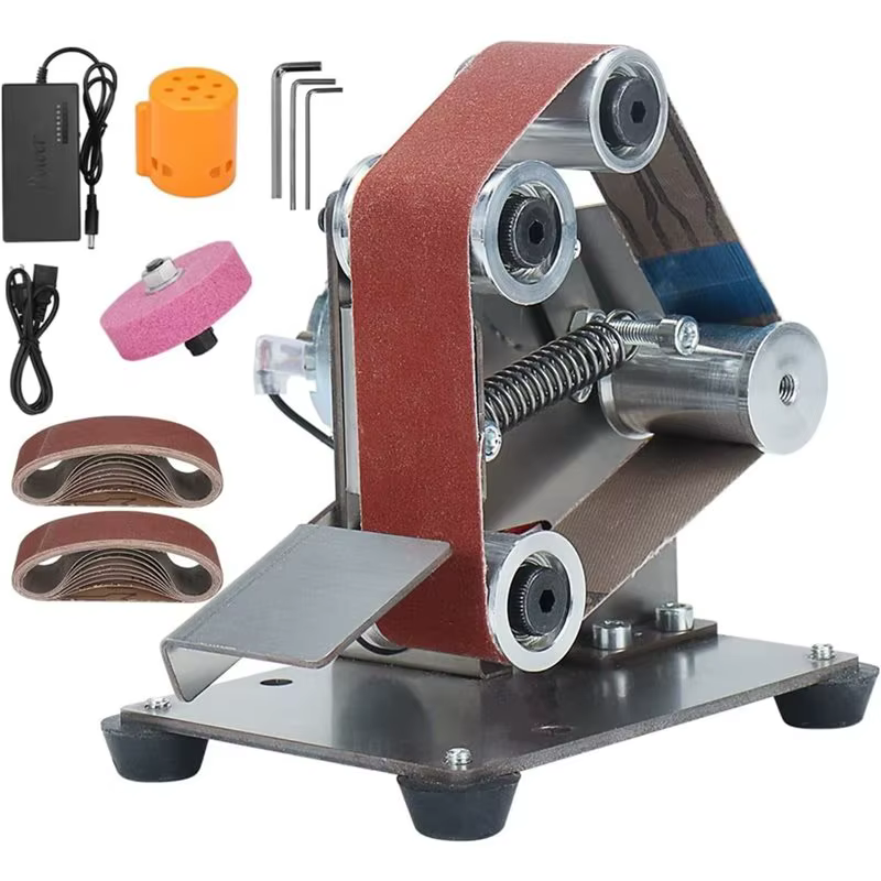 BSEVB-Kit de meuleuse de table compacte pour la fabrication de couteaux, le travail du bois et du mé