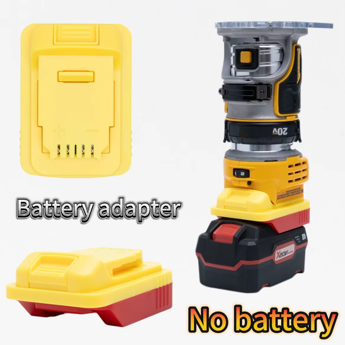 Adaptateur de batterie au lithium X20V pour Lidl Parkside, convertisseur pour accessoires d'outils é