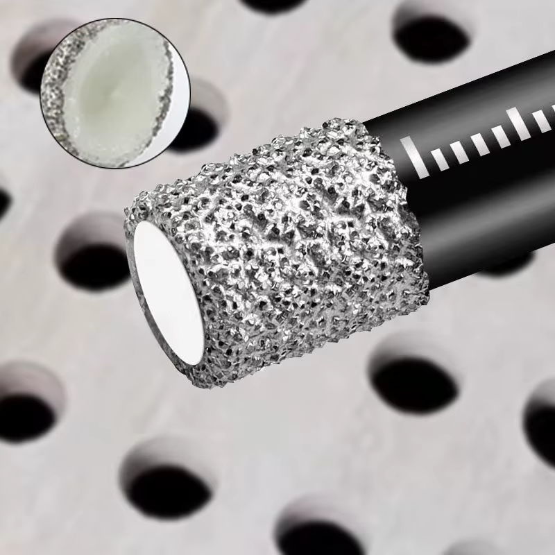 Jeu de forets diamantés secs pour granit, céramique, carrelage en marbre, pierre, verre, matériau du