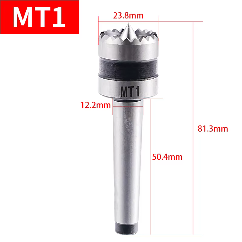 Top d'entraînement pour le travail du bois MT2/MT1, broche centrale multi-dents, Type dents de scie,