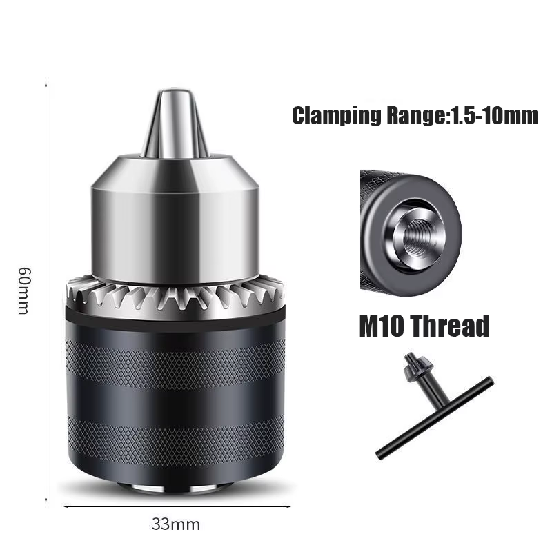 Meuleuse d'angle perceuse électrique pince de Conversion 10mm support de mandrin adaptateur de perce