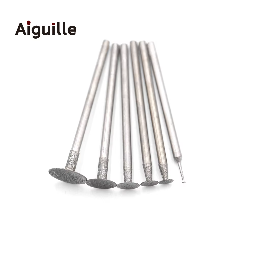 Tige de type K 2,35 mm 120 #   Fraises de meulage diamantées 0.5-10mm, mèches de meulage des dents, 