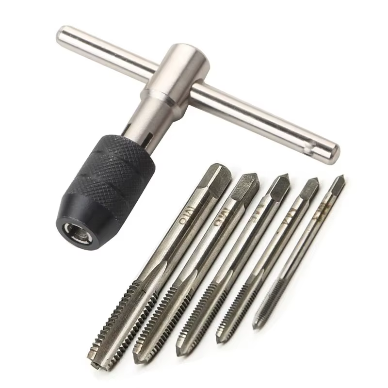 Perceuse à tarauder portable en T, taraud enroulé, outil de filetage, M3 figuré, M5, M6, M8, porte-t