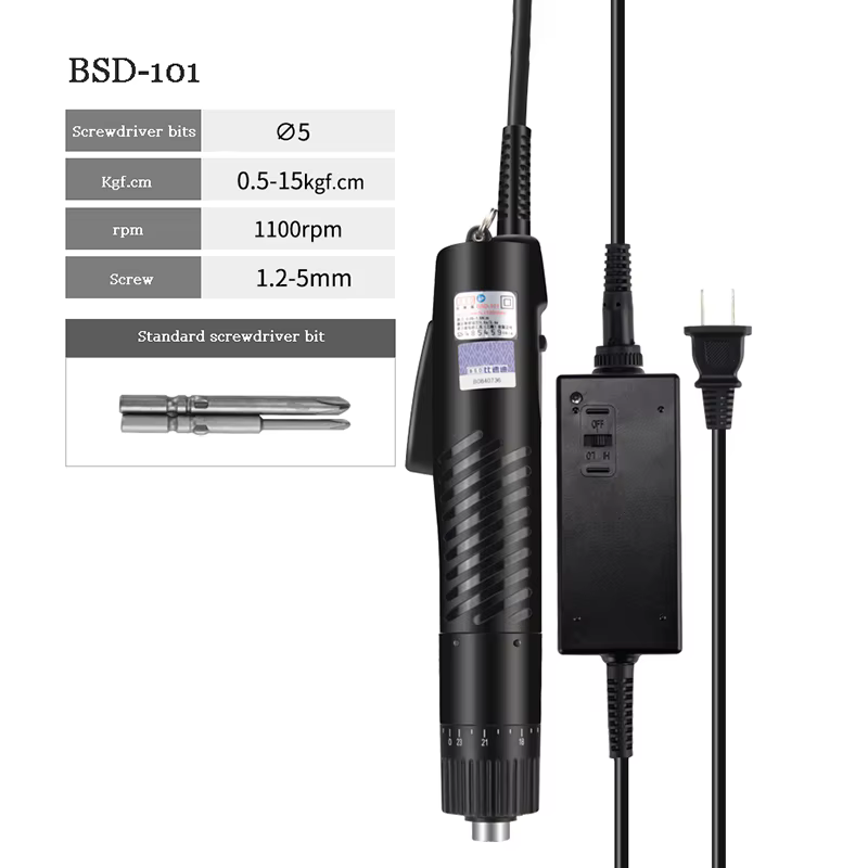 BSD-101 220V DC semi-automatique tournevis électriques outils de forage à main petite poignée droite