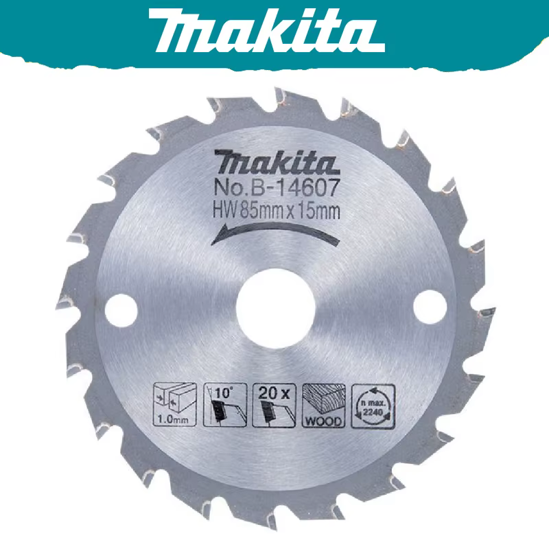 Makita B-14607 Disco HM 85/15/20D lames de scie circulaire haute dureté coupes de bois bords trancha