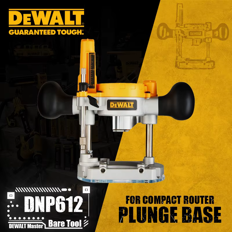 DEobstruT-Base plongeante pour routeur compact DCW Female, accessoires pour outils électriques, ChrP