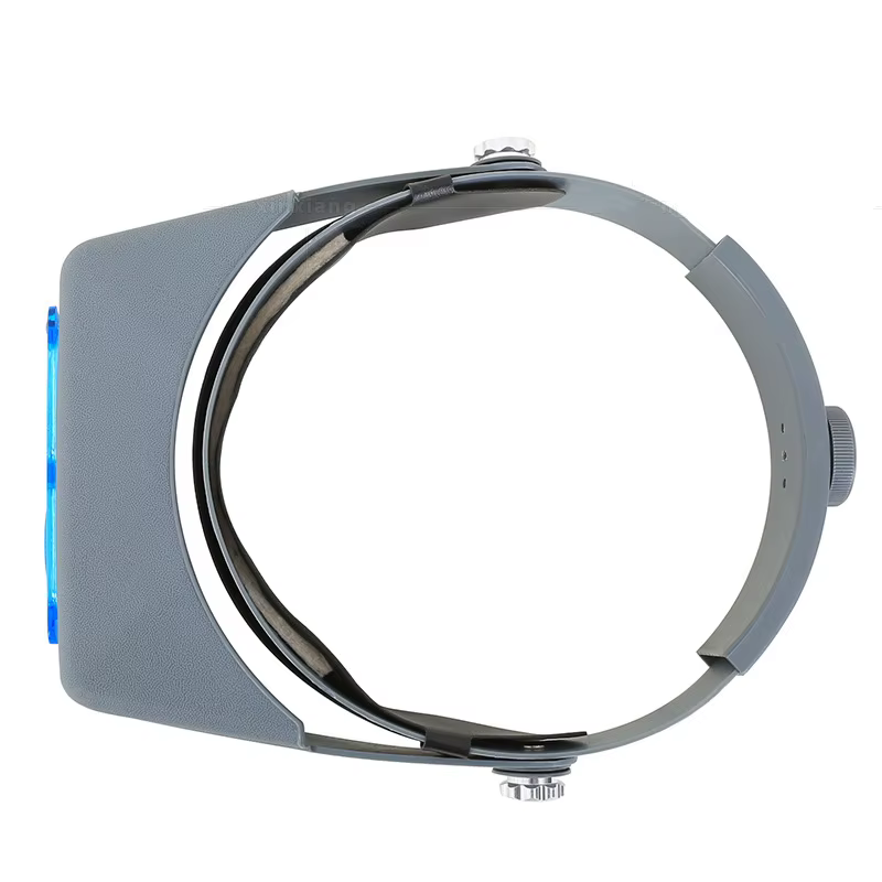 Loupe professionnelle de port de tête, Optivisor, Loupe oculaire à 4 lentilles pour la réparation de