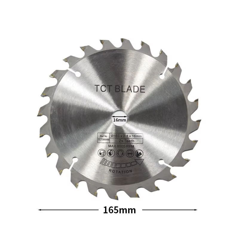Lame de scie circulaire TCT CMCP 165 mm 24/40/48/60T Lame de scie en carbure pour outils de coupe du