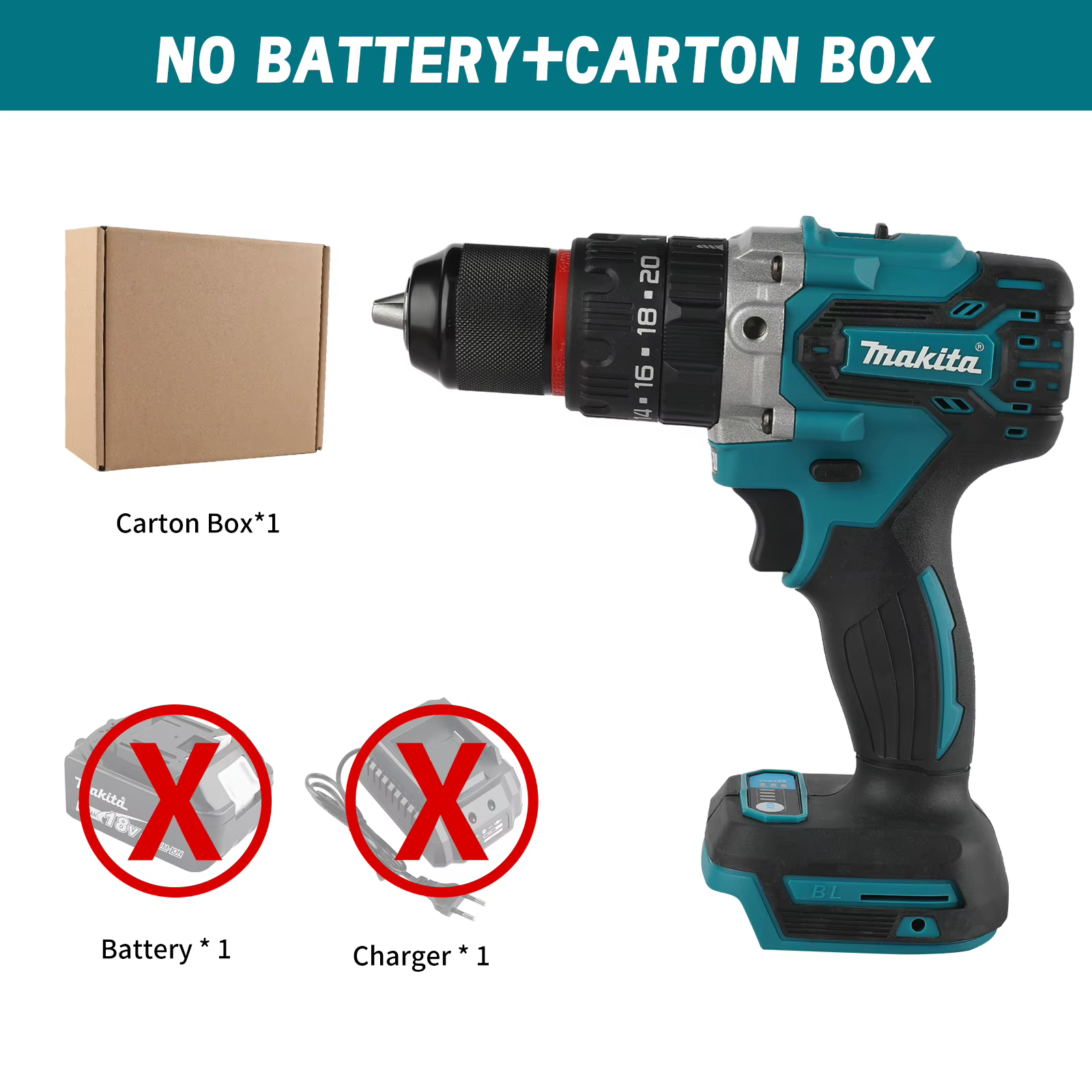 2025 Makita DDF487 tournevis électrique au Lithium sans brosse perceuse électromécanique 13mm