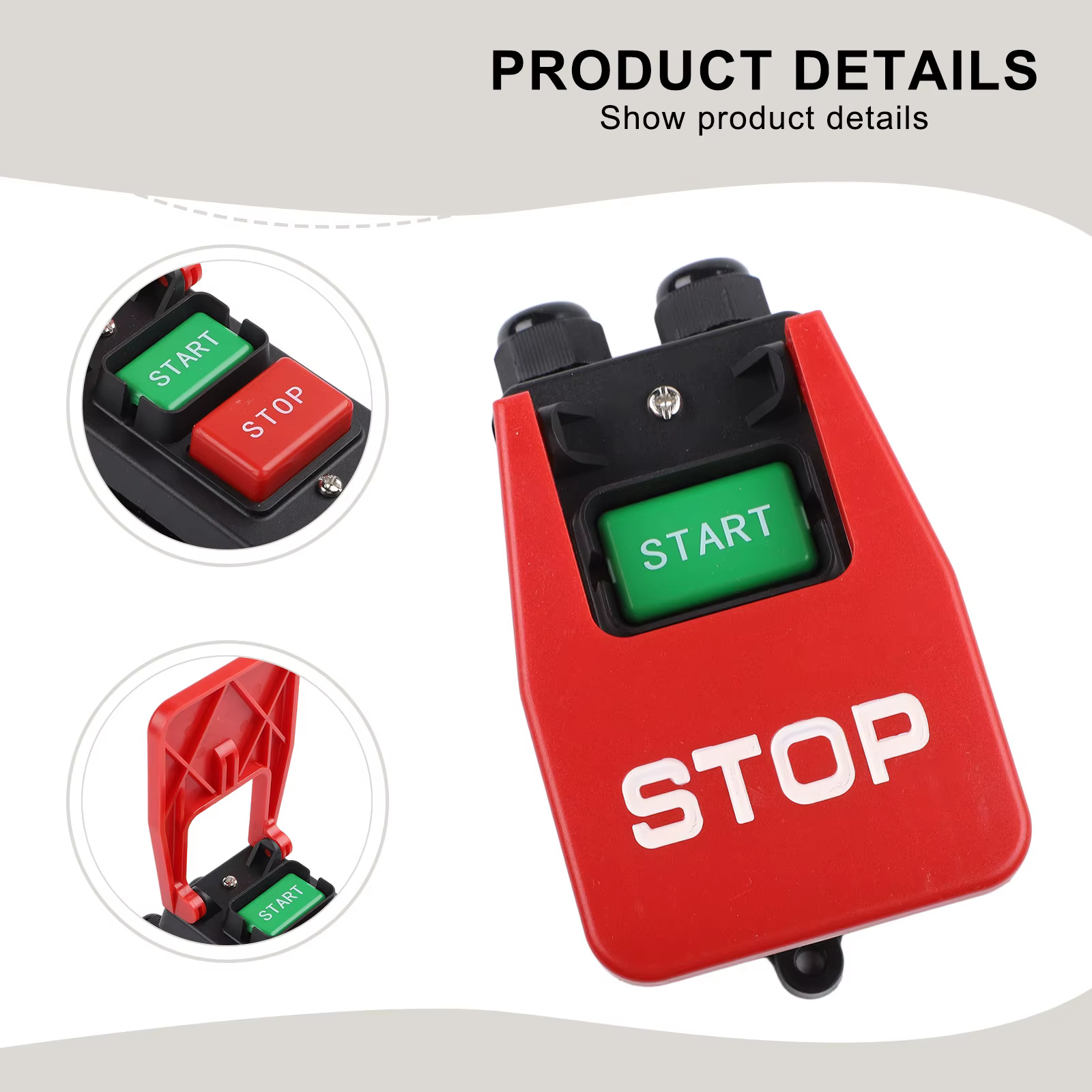 Interrupteur d'alimentation mécanique 120V pour scies de table monophasé avec arrêt de sécurité pren