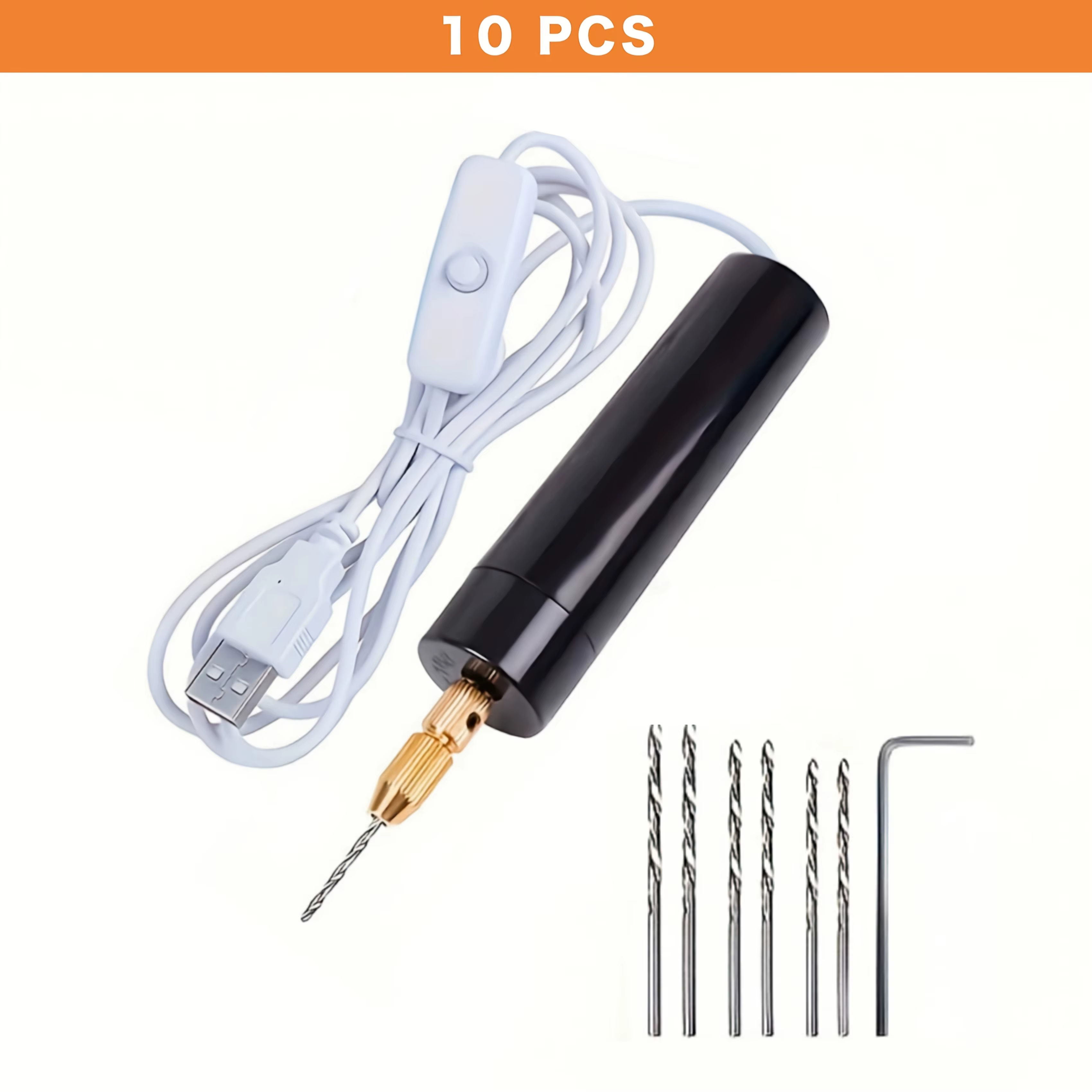 【Mini perceuse électrique】Ensemble de 10/110/410 pièces de mini perceuses électriques alimentées par