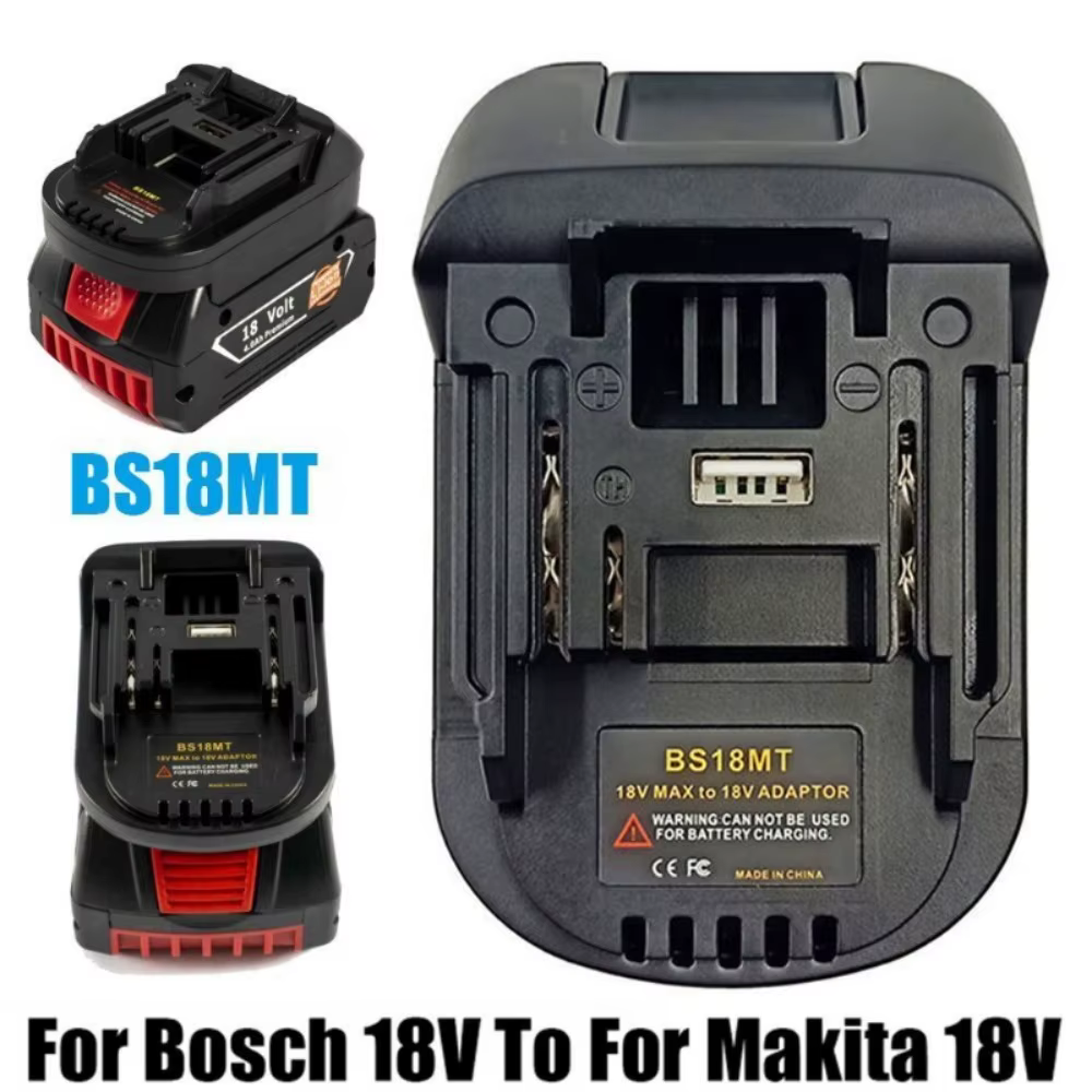 Adaptateur de batterie pour Bosch 18V convertir en pour Makita 18V convertisseur avec USB pour Makit