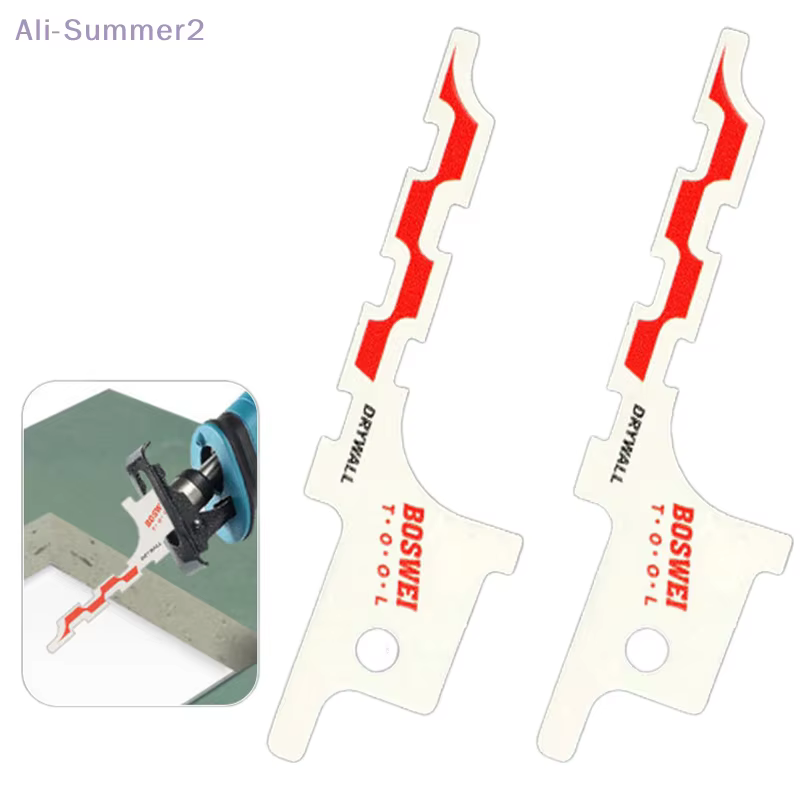 {Summer2} 2 pièces lames de scie alternative en acier pour plaques de plâtre 86 Type boîte de fil tr