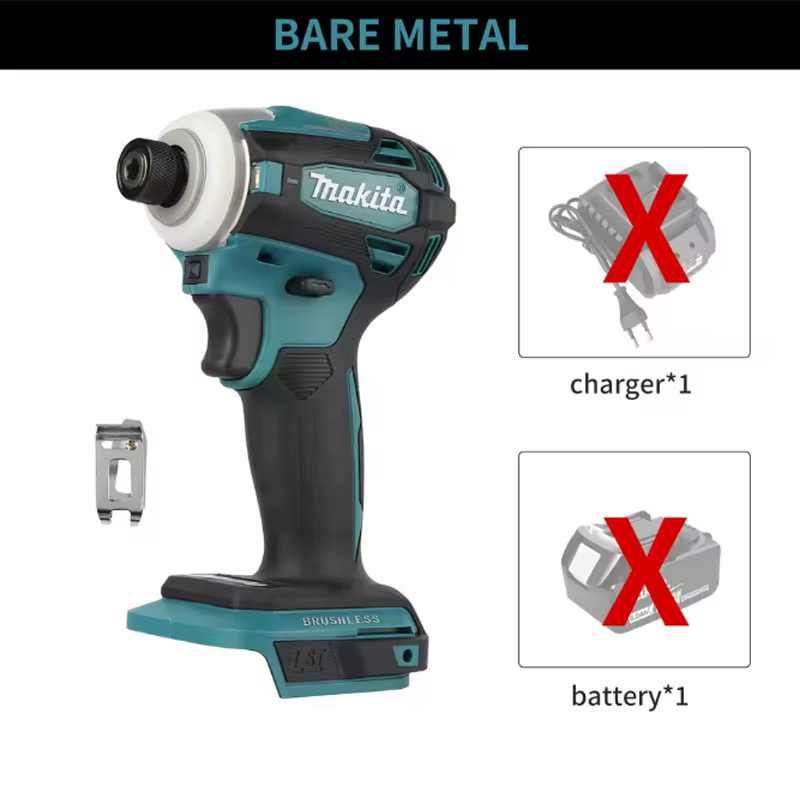 Makita DTD172 Perceuse-visseuse à percussion sans fil 18V sans balais, visseuse électrique portative