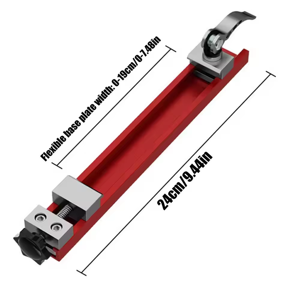 Rail de guidage pour scie circulaire, 1 pièce, guide de base réglable de précision pour machine de d