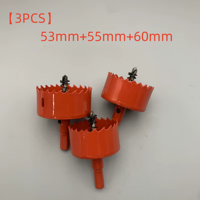 M42 140/160mm scie cloche bimétallique Hss foret 53 + 55 + 60mm ensemble/convient pour métal fer alu